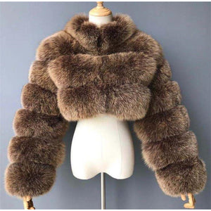 European And American Short Fur Coat For Women