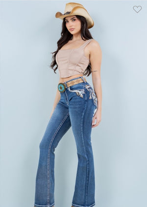 Rebel Boot Cut Blue