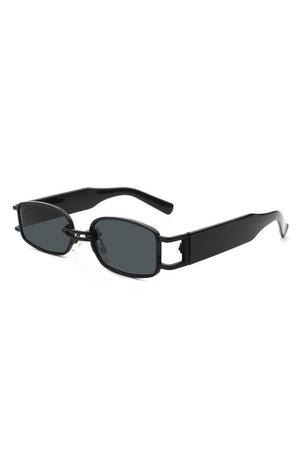 Rectangle Retro Slim Narrow Fashion Sunglasses