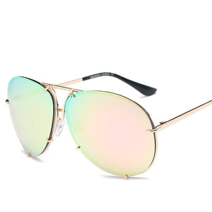 Color Film Sunglasses For Men And Women Big Frame Sunglasses