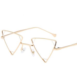 BELMON Steampunk Sunglasses Men Women Brand Triangle Sun Glasses For Ladies Punk Goggles Vintage Female Male Oculos de sol RS570