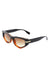 Rectangle Fashion Narrow Cat Eye Sunglasses