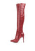 Catalina Snake Print Stiletto Knee Boots