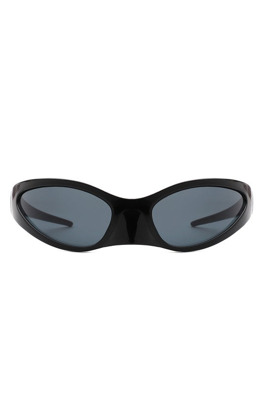 Rectangle Retro Irregular Oval Fashion Sunglasses