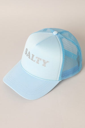 Glitter SALTY Printed Foam Trucker Hat