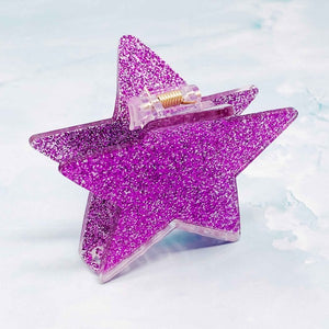 Dipped In Glitter Star Hair Claw