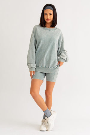 Washed Oversized Pullover